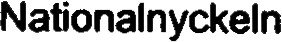 Nationalnyckeln