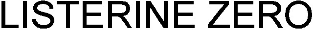 LISTERINE ZERO