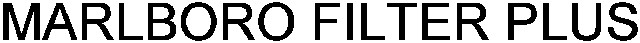 MARLBORO FILTER PLUS