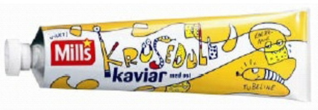 KRUSEDULL kaviar med ost
