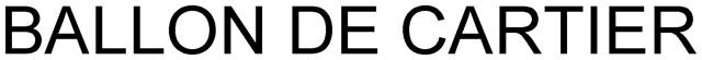 BALLON DE CARTIER
