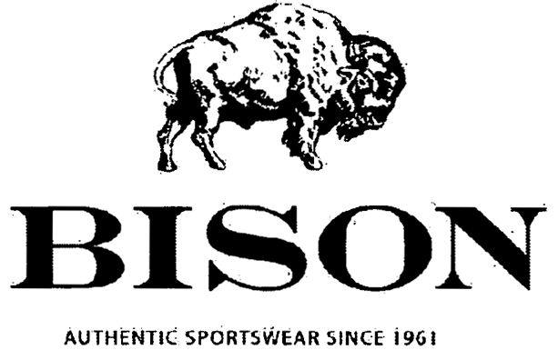 BISON AUTHENTIC SPORTSWEAR SINCE 1961