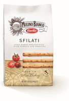 MULINO BIANCO Barilla SFILATI OVEN BAKED BREADSTICKS WITH TOMATO AND OREGANO PREMIUM Italian Bakery PRODUCT OF ITALY