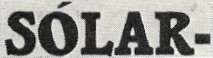 SÓLAR-