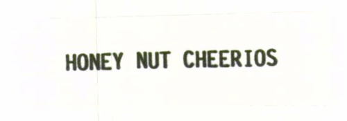 HONEY NUT CHEERIOS