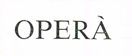 OPERA'