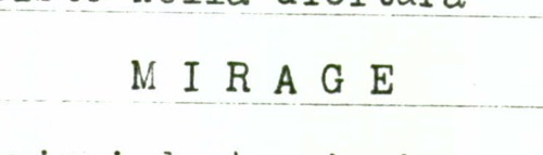 MIRAGE