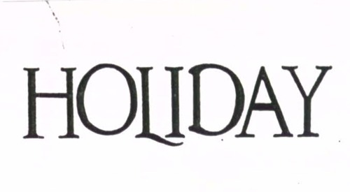 HOLIDAY