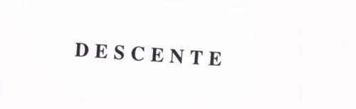 DESCENTE