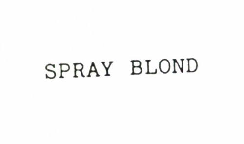 SPRAY BLOND