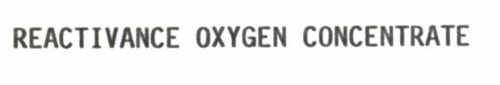 REACTIVANCE OXYGEN CONCENTRATE