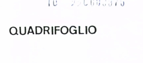 QUADRIFOGLIO