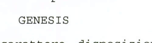 GENESIS