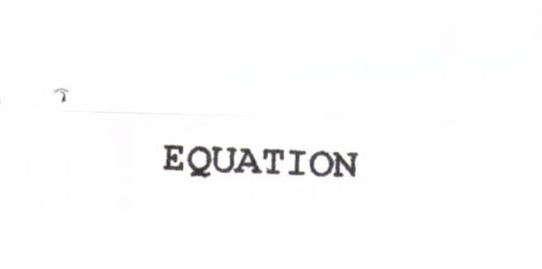 EQUATION