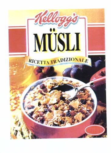 KELLOGG'S MUSLI RICETTA TRADIZIONALE