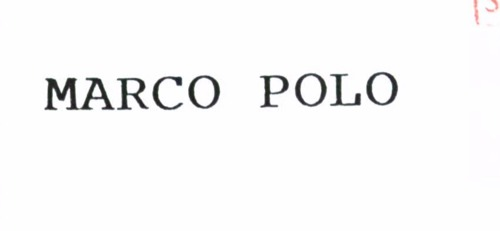 MARCO POLO