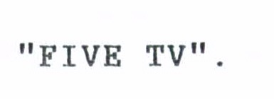 "FIVE TV"