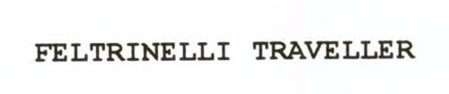 FELTRINELLI TRAVALLER