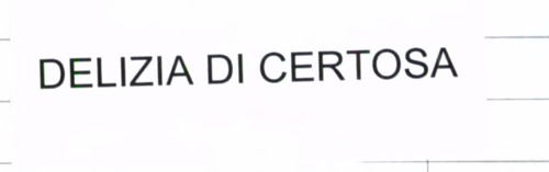 DELIZIA DI CERTOSA