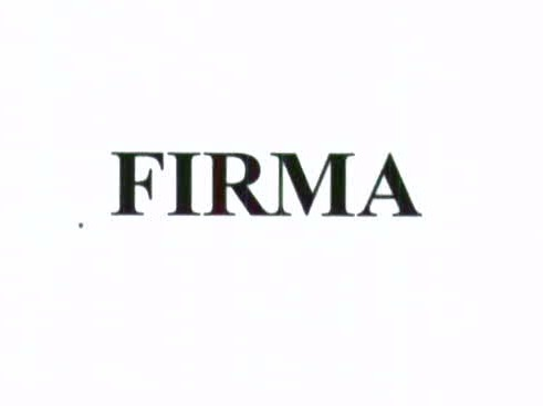 "FIRMA"