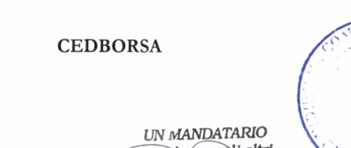 CEDBORSA