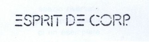 ESPRIT DE CORP.