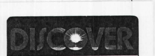 DISCOVER.