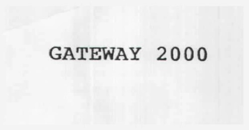 GATEWAY 2000