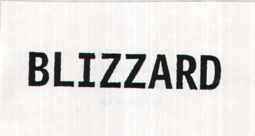 BLIZZARD