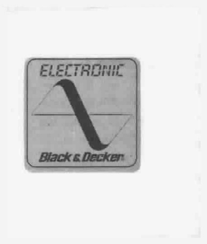ELECTRONIC BALCK & DECKER