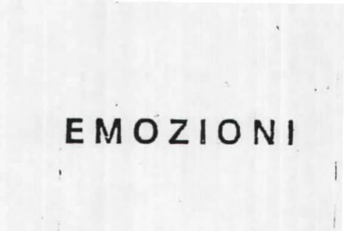 "EMOZIONI"