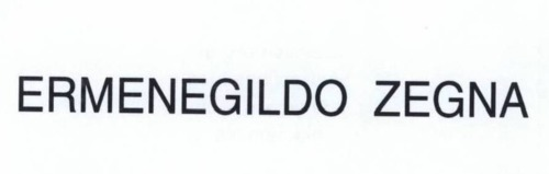 ERMENEGILDO ZEGNA