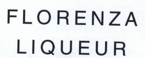 FLORENZA LIQUEUR