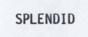 SPLENDID