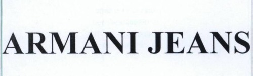 ARMANI JEANS