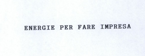 ENERGIE PER FARE IMPRESA