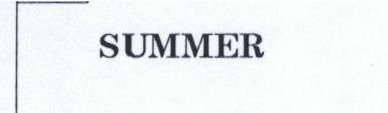 SUMMER