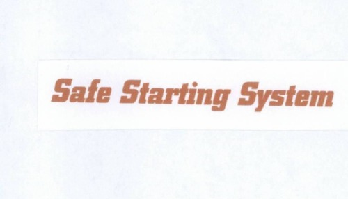 SAFE STARTING SYSTEM