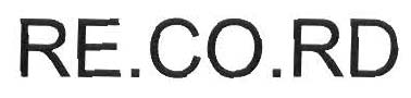 RE.CO.RD