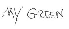 MY GREEN