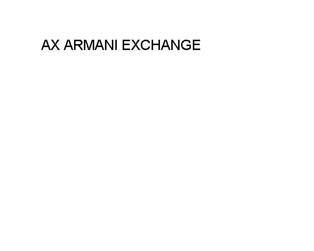 AX ARMANI EXCHANGE