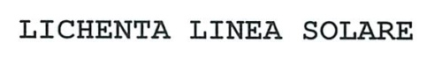 LICHTENA LINEA SOLARE