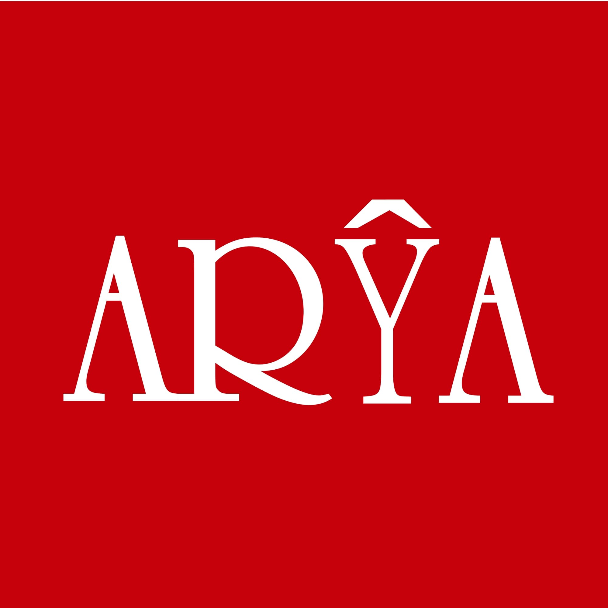 MARCHIO QUADRATO CON SCRITTA INTERNA ARYA