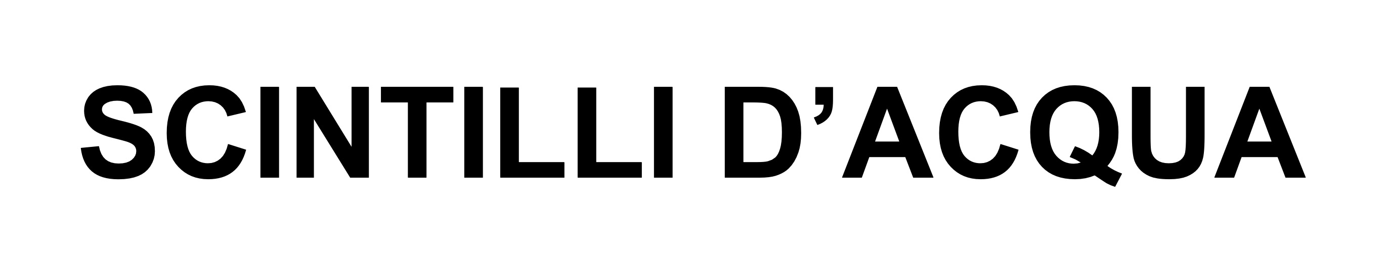 SCINTILLI D'ACQUA