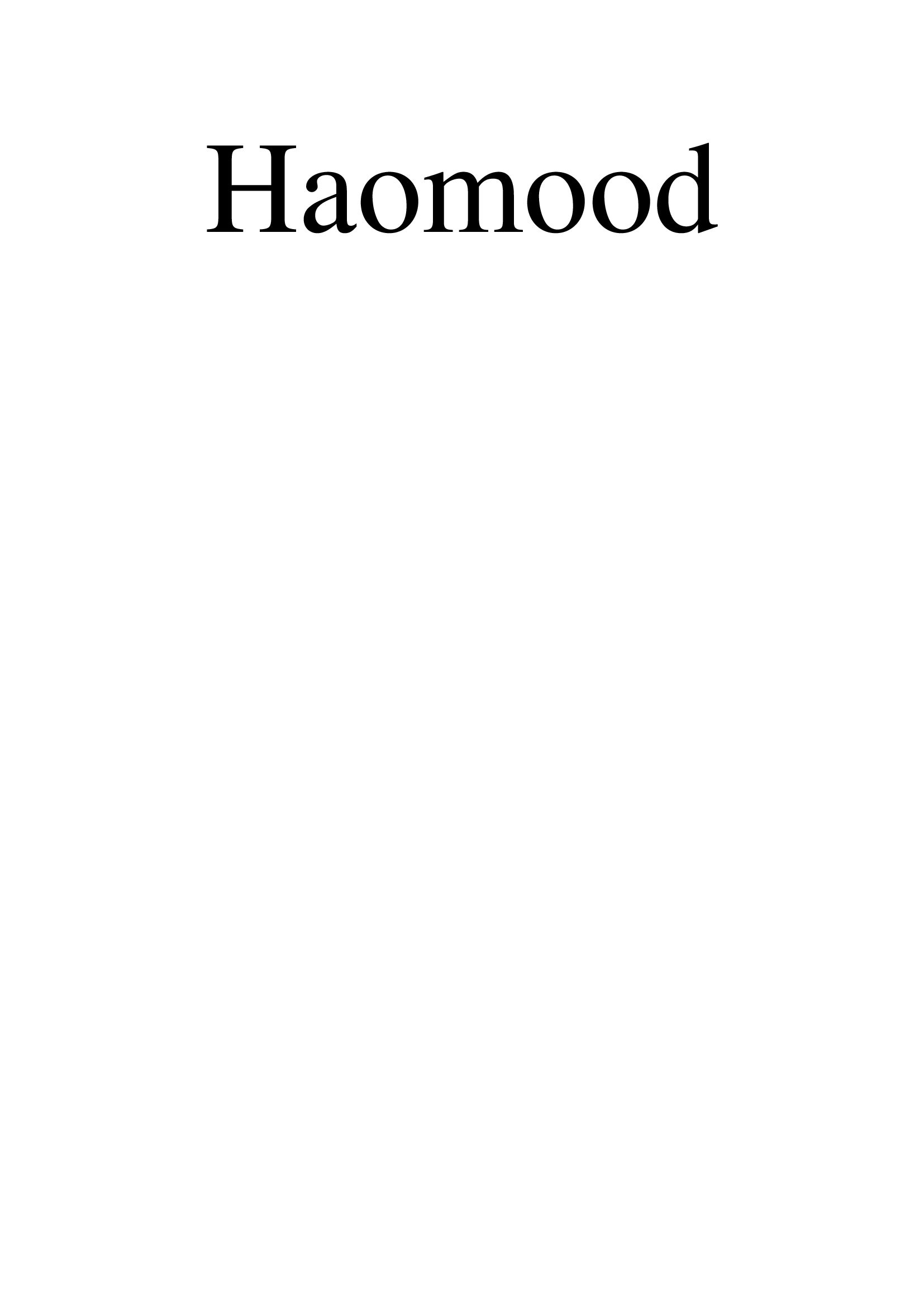 HAOMOOD