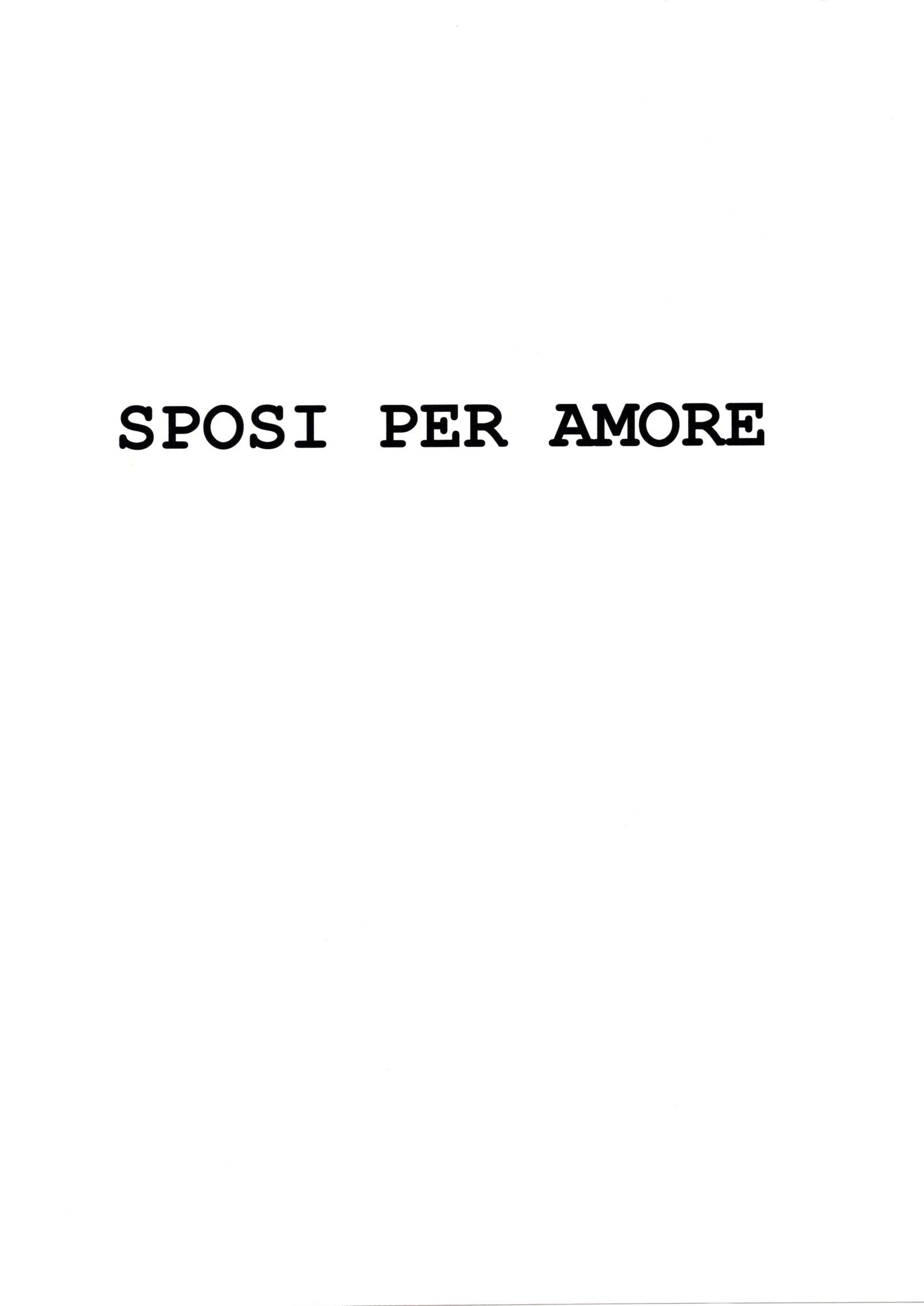 SPOSI PER AMORE