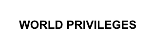 WORLD PRIVILEGES (VERBALE)