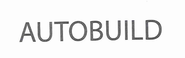 SCRITTA "AUTOBUILD "IN QUALUNQUE CARATTERE E COLORE