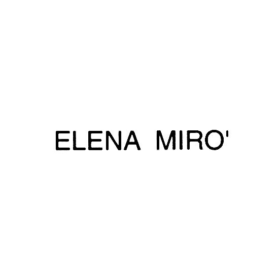 ELENA MIRO'