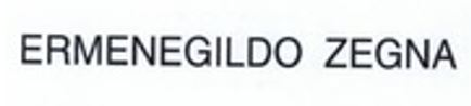 ERMENEGILDO ZEGNA